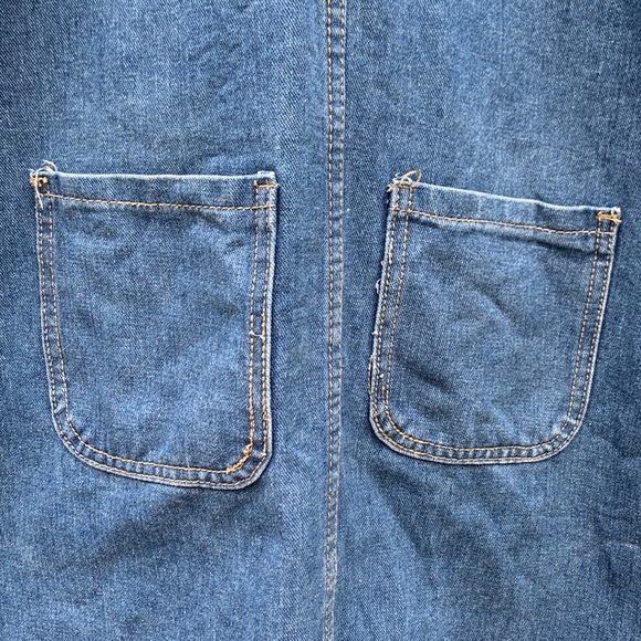 Jean Jumper Overall Dress - Picture 4 of 10